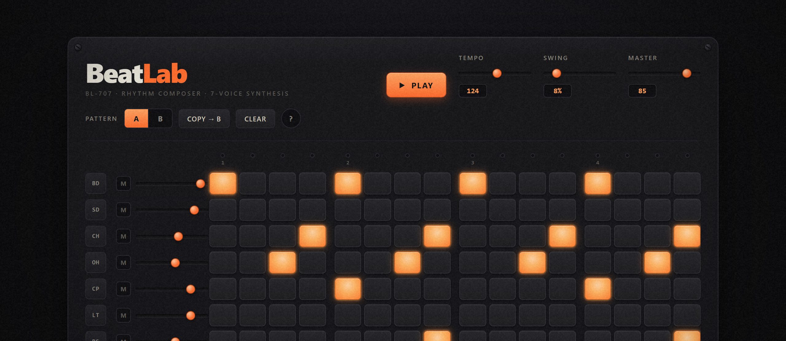 Beat Lab template preview